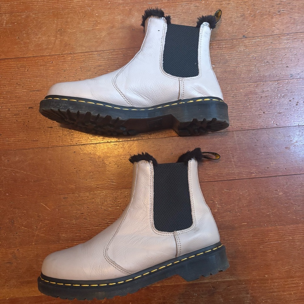 Dr. Martens Black and White Boots